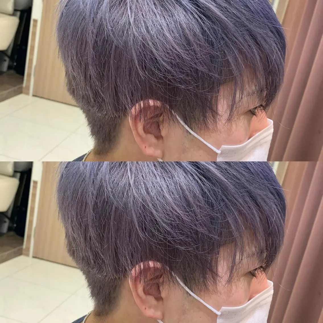 ショート カラー メンズ ハイトーン特化 川井優汰のヘアスタイル
