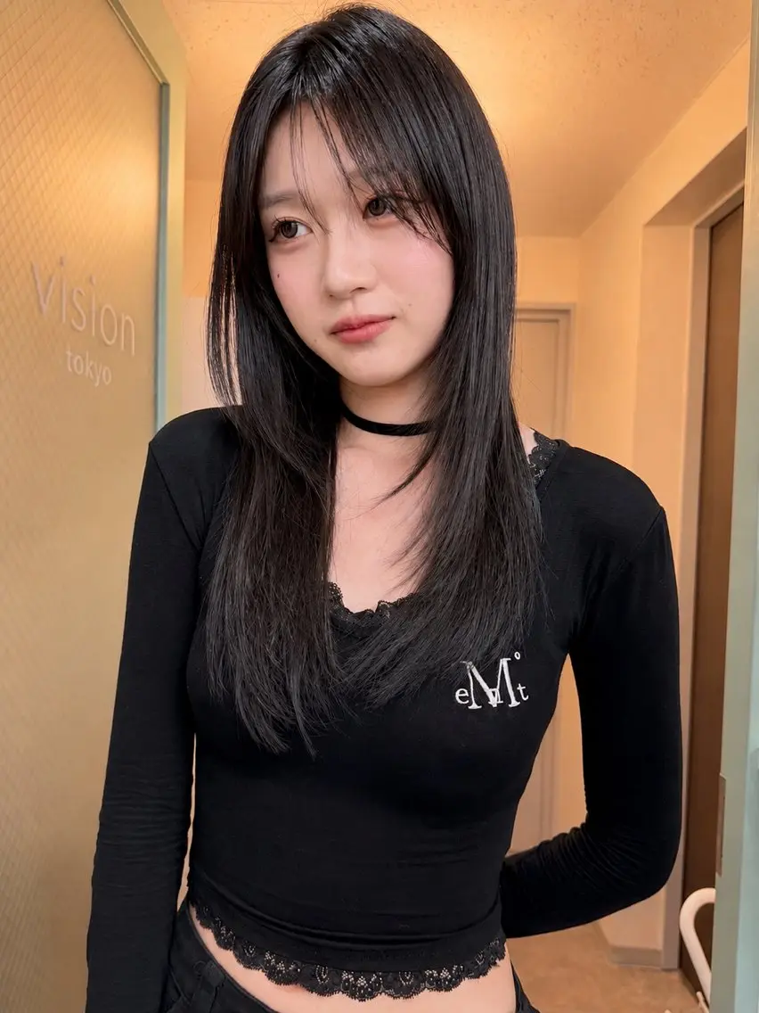 セミロング 髪質改善 艶髪施術 関谷ヒュウのヘアスタイル