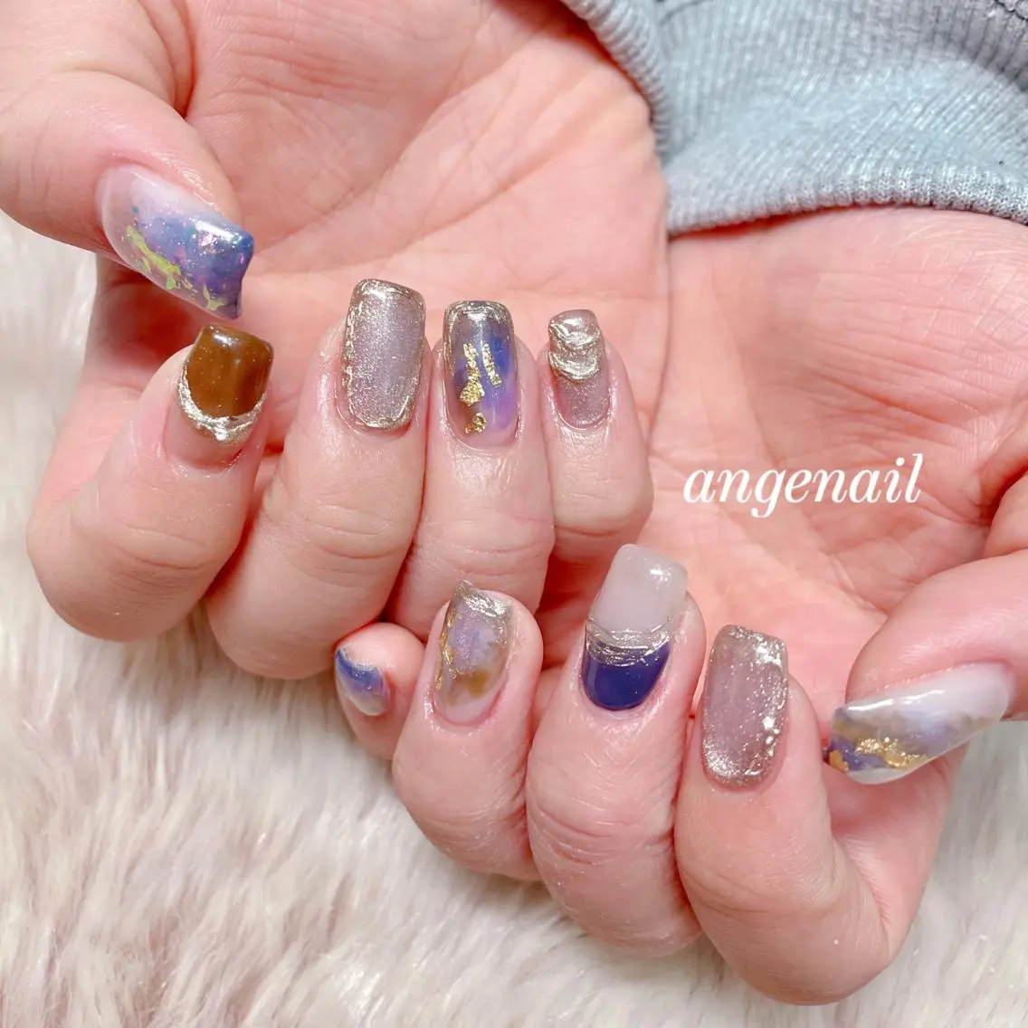 ネイル ハンドネイル オーナーネイリスト MAKIのネイルデザイン