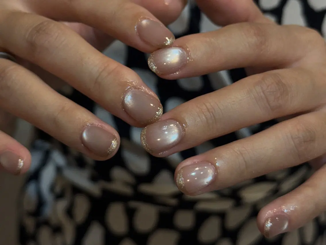 ネイル フレンチネイル マグネットネイル 持ち込み ニュアンスネイル ワンカラーネイル ハンドネイル LINEA.nail Miyukiのネイルデザイン