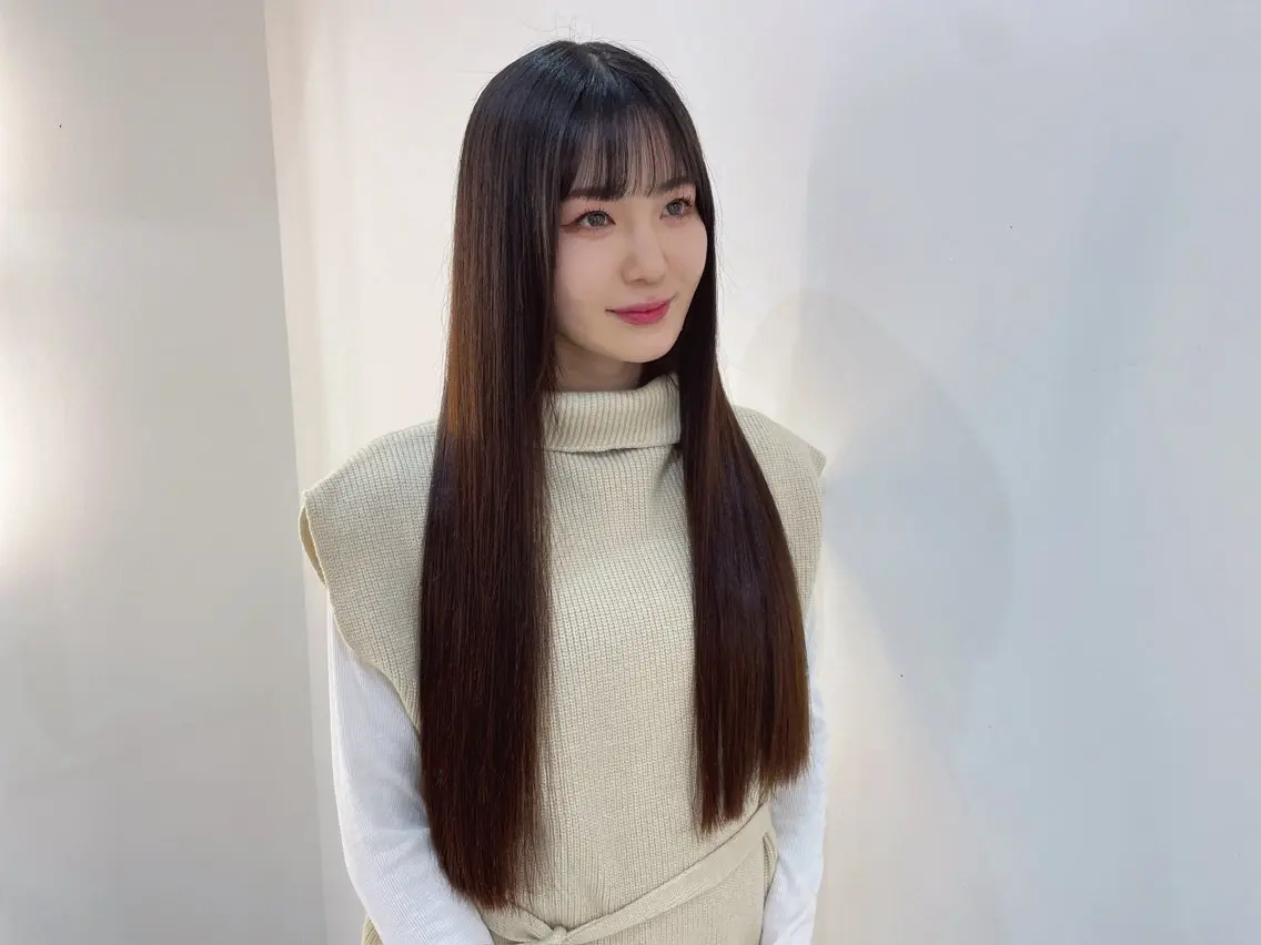 ロング カラー ヘアアレンジ トリートメント 髪質改善/縮毛矯正 RYOのヘアスタイル