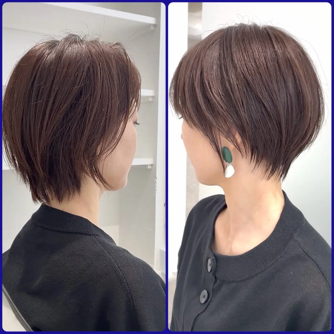 ショート カラー カット ヘアカラー 大人女性ショート専門 tomoのヘアスタイル