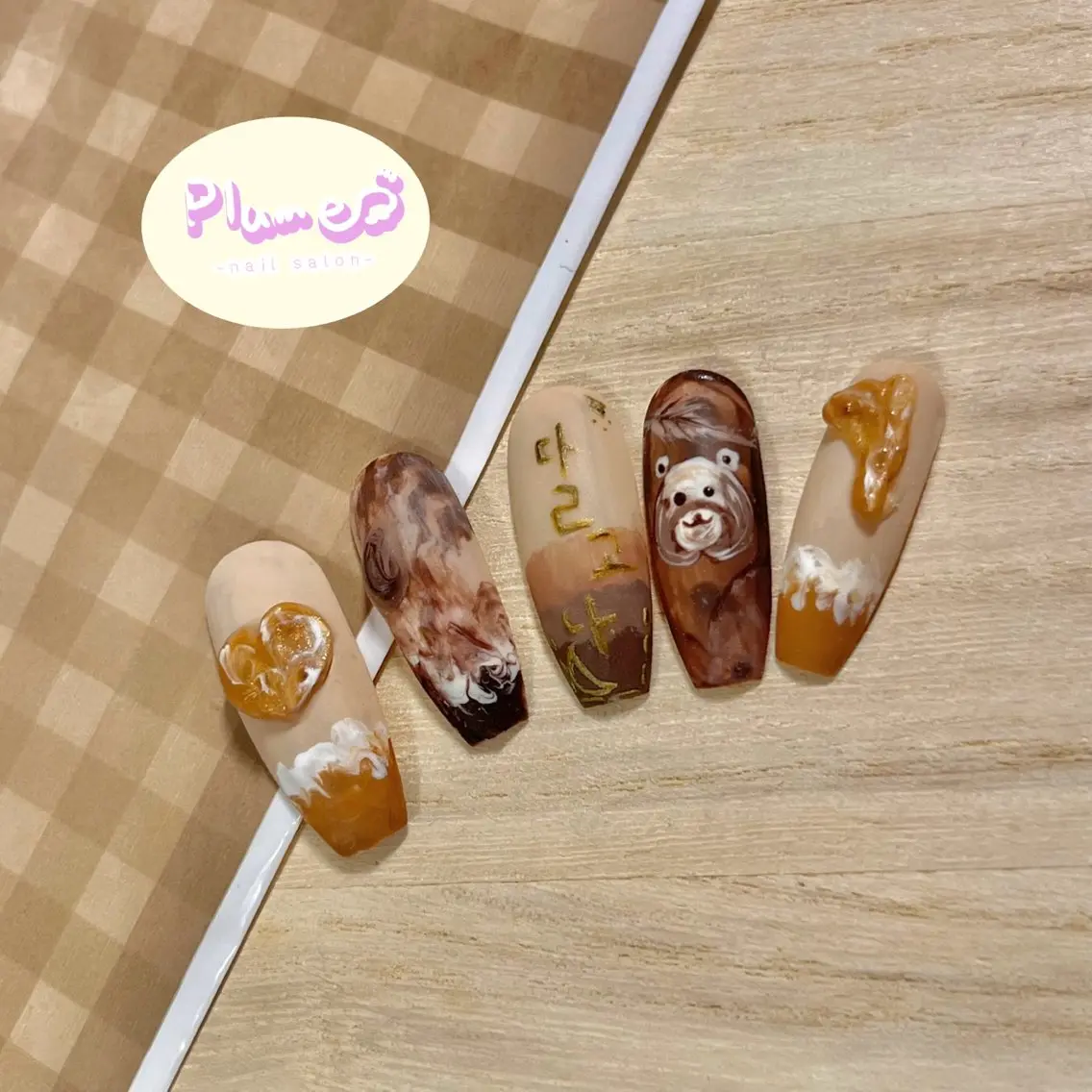 ネイル ハンドネイル plume nail ☆韓国ネイルのネイルデザイン