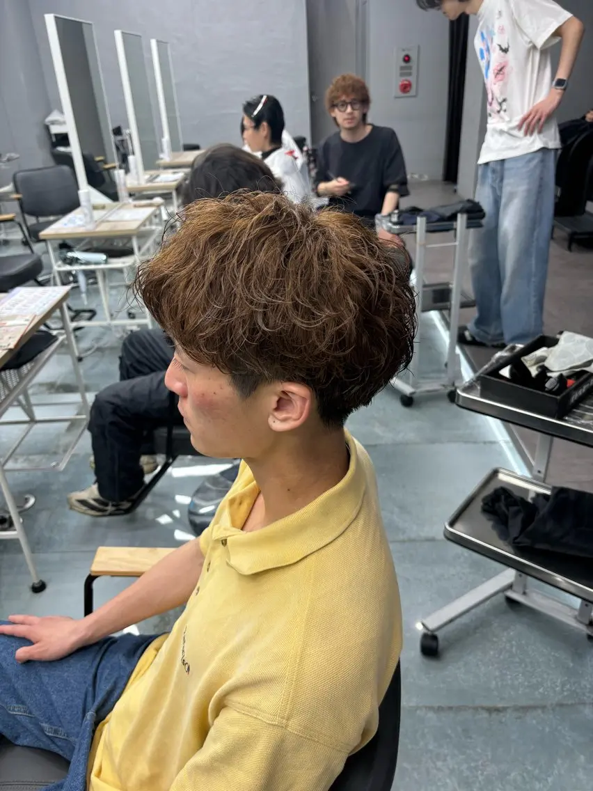 カラー パーマ メンズ カット ヘアカラー パーマ ⚜️メンズ 特化Towa⚜️のヘアスタイル