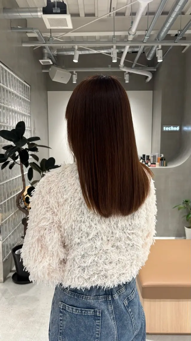 カラー パーマ 塔尾 真那のヘアスタイル