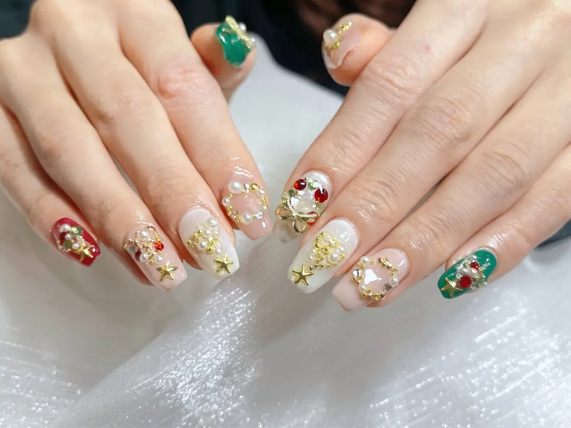 ネイル ハンドネイル 🎀ネイルサロン エクラYUI🎀のネイルデザイン