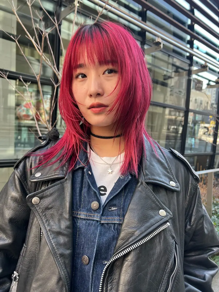 ミディアム カラー カット ヘアカラー トリートメント ボブ/パーマ 🐕🦺Nagiのヘアスタイル