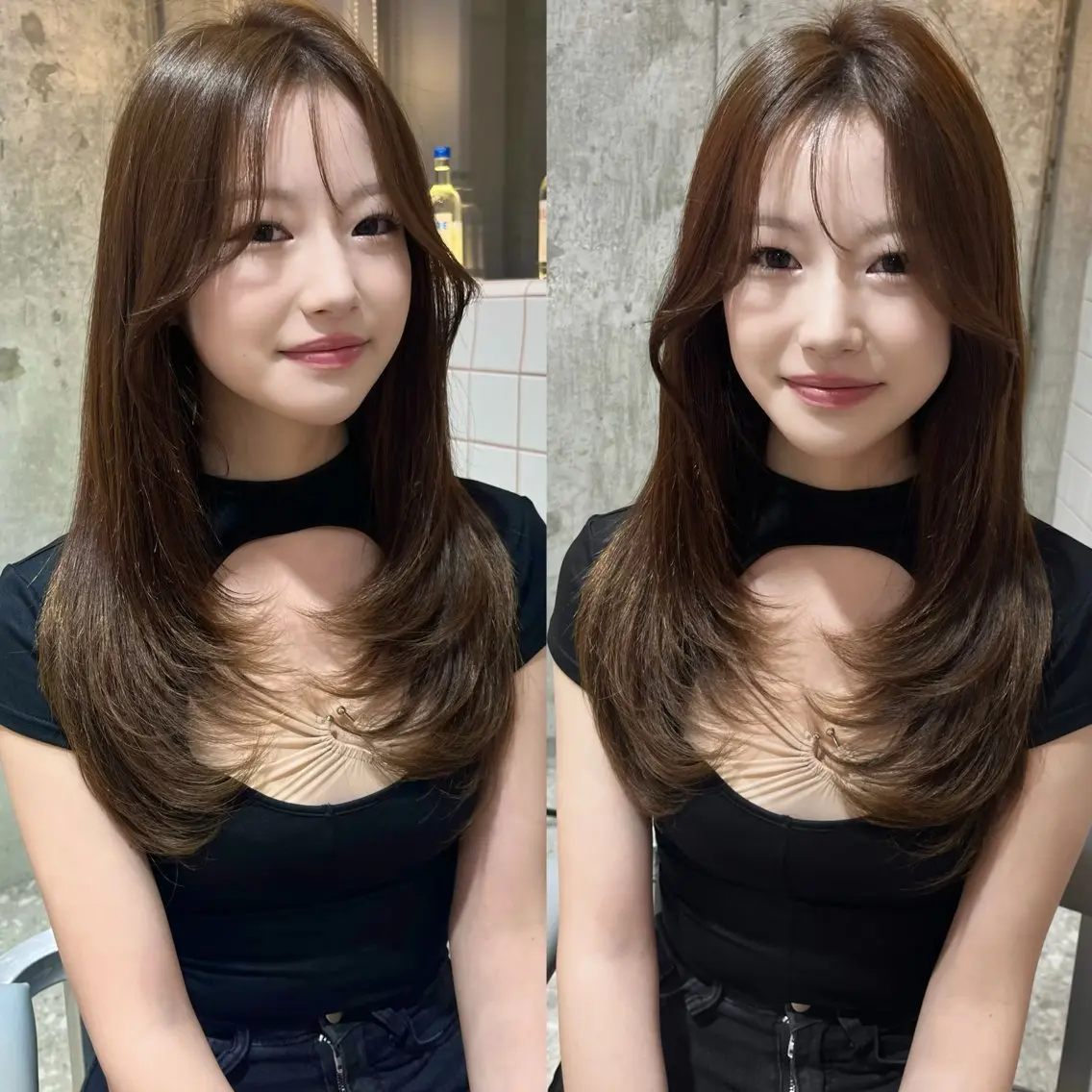 ロング カット レイヤー/ワンホン 新宿🤍Maiのヘアスタイル