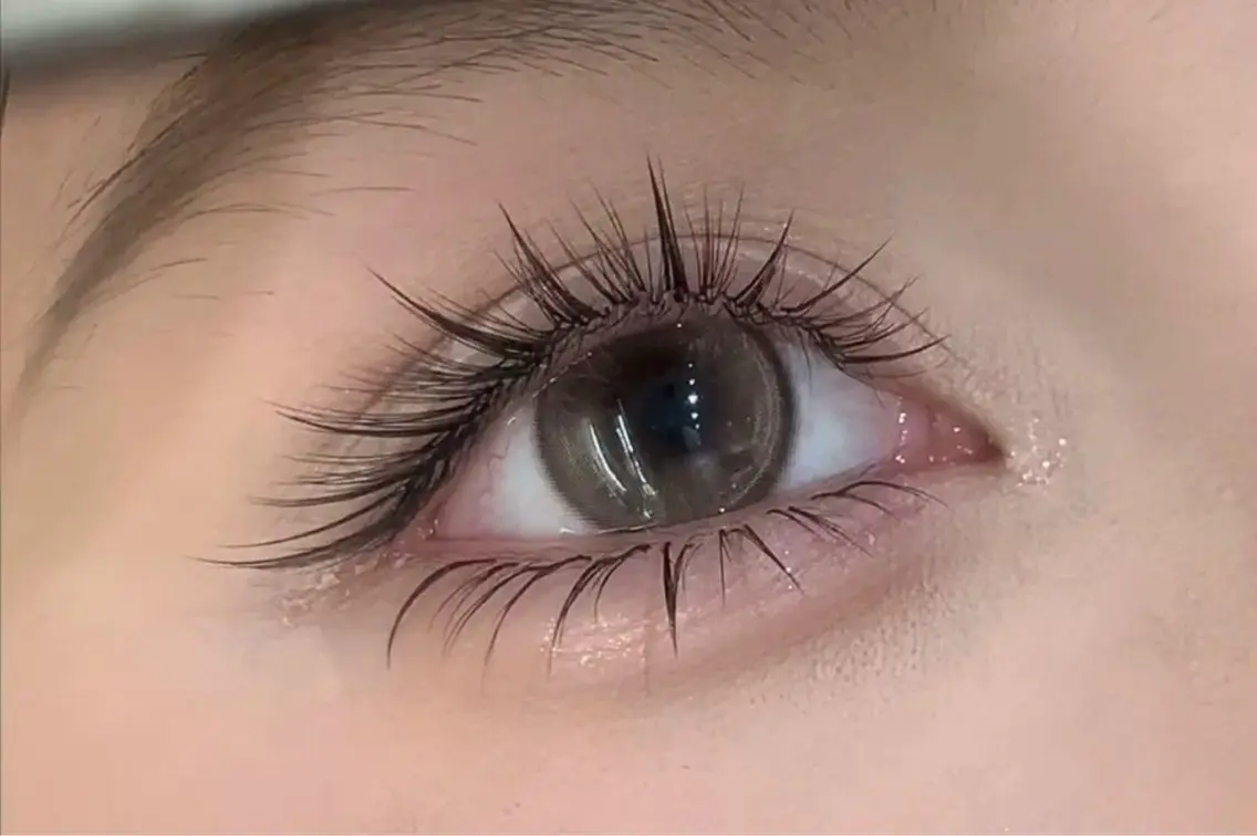 LED 🉐ワンホン🉐ワンホンマツエク上のみ付け放題💋網红マツエク✨束感で盛れる🍅ボリューム系エクステ/7束まで/の写真