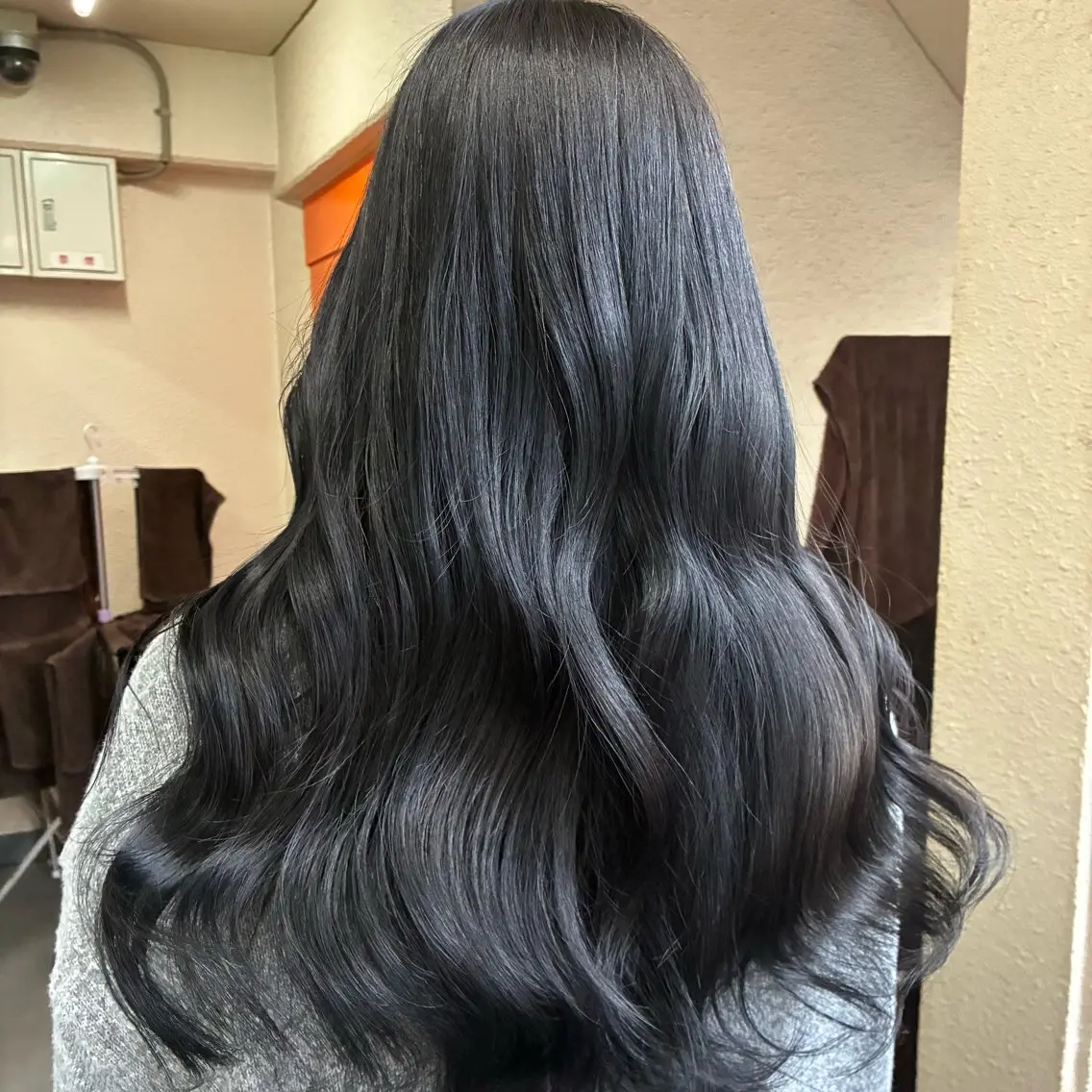 ロング カラー ヘアカラー トリートメント ふかたさや🌟 艶感カラー🌟のヘアスタイル