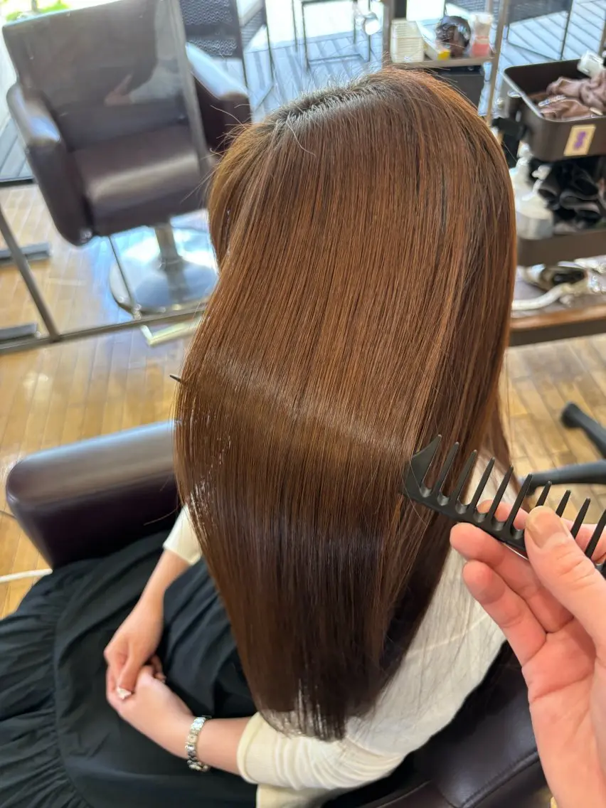 ヘアカラー トリートメント ラピスキーズ 古橋のヘアスタイル