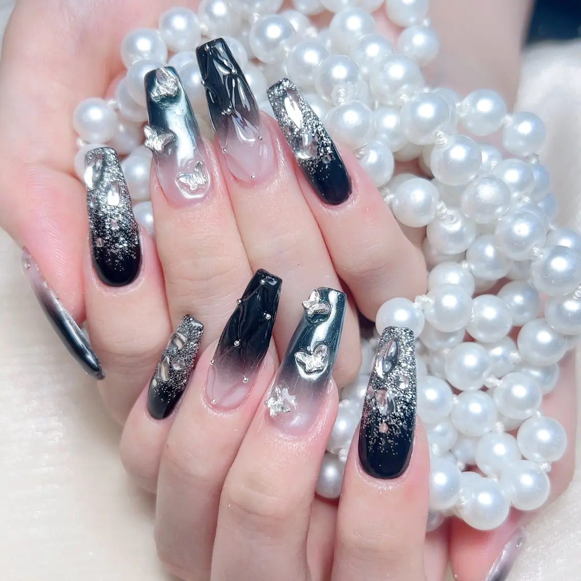 ネイル ハンドネイル M🌷nail 長さだし専門店のネイルデザイン