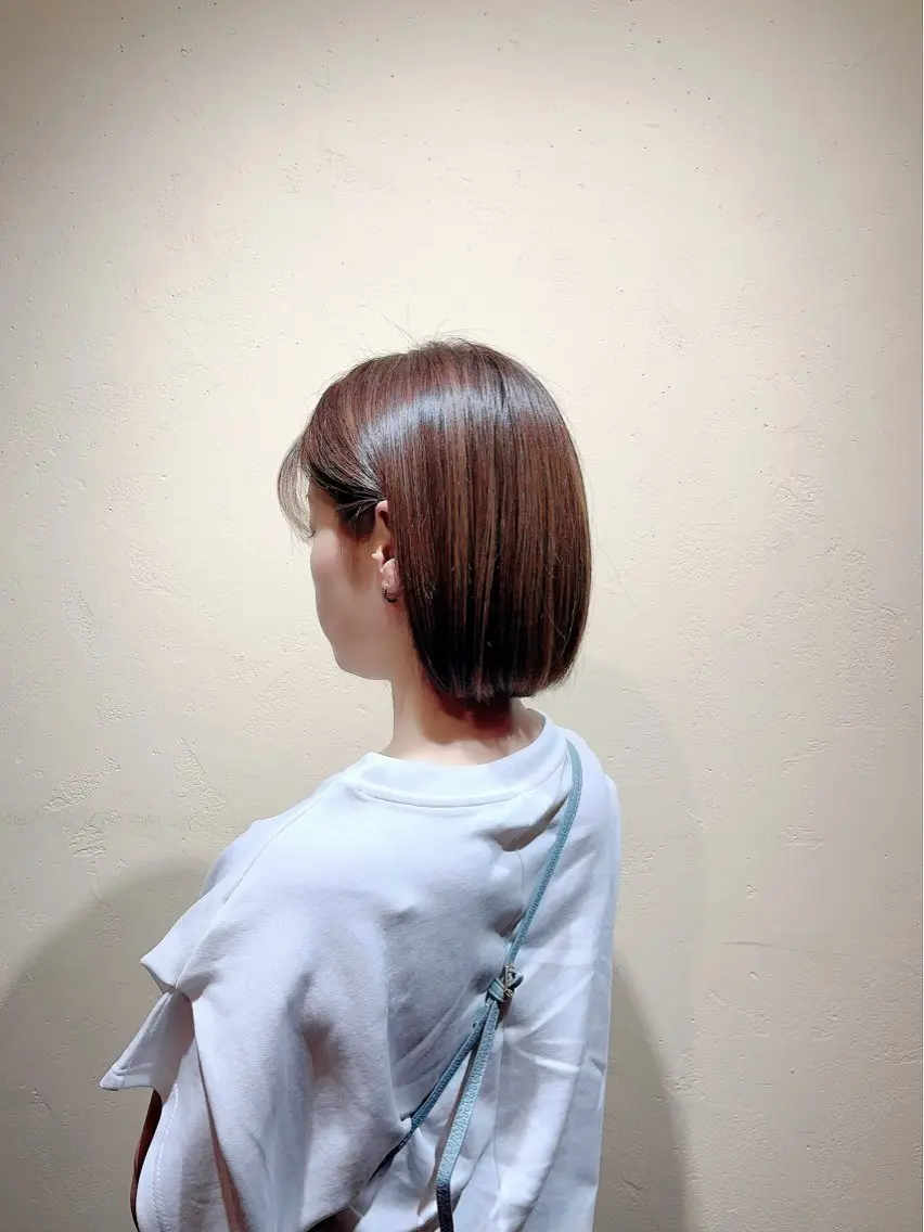 レディースカット✂︎毛先カット／顔周りカット／切りっぱなしボブ／期間限定✨ベッドスパ2000円→半額で追加可能🫧✨の写真