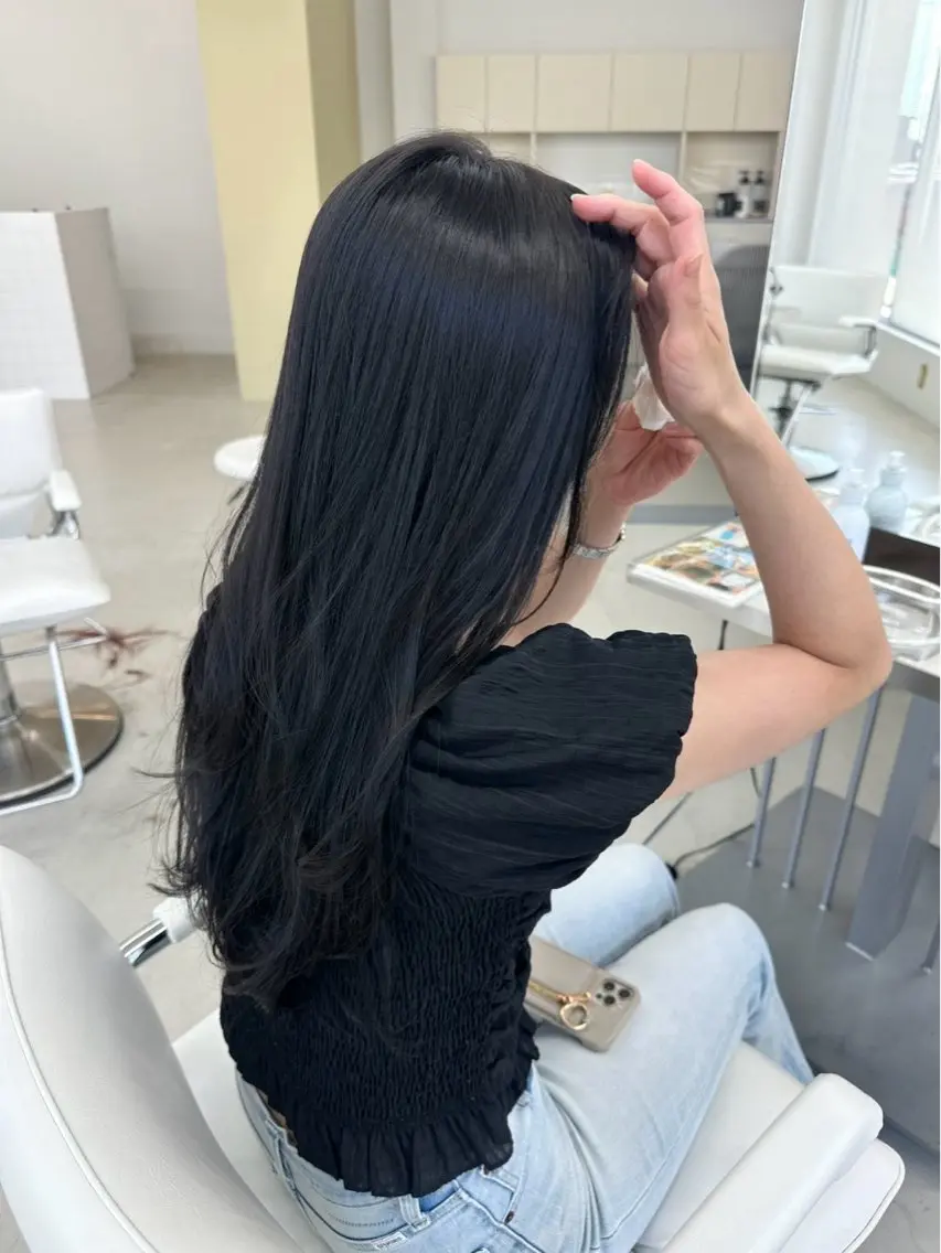 カラー ramu ／ワンカラーのヘアスタイル