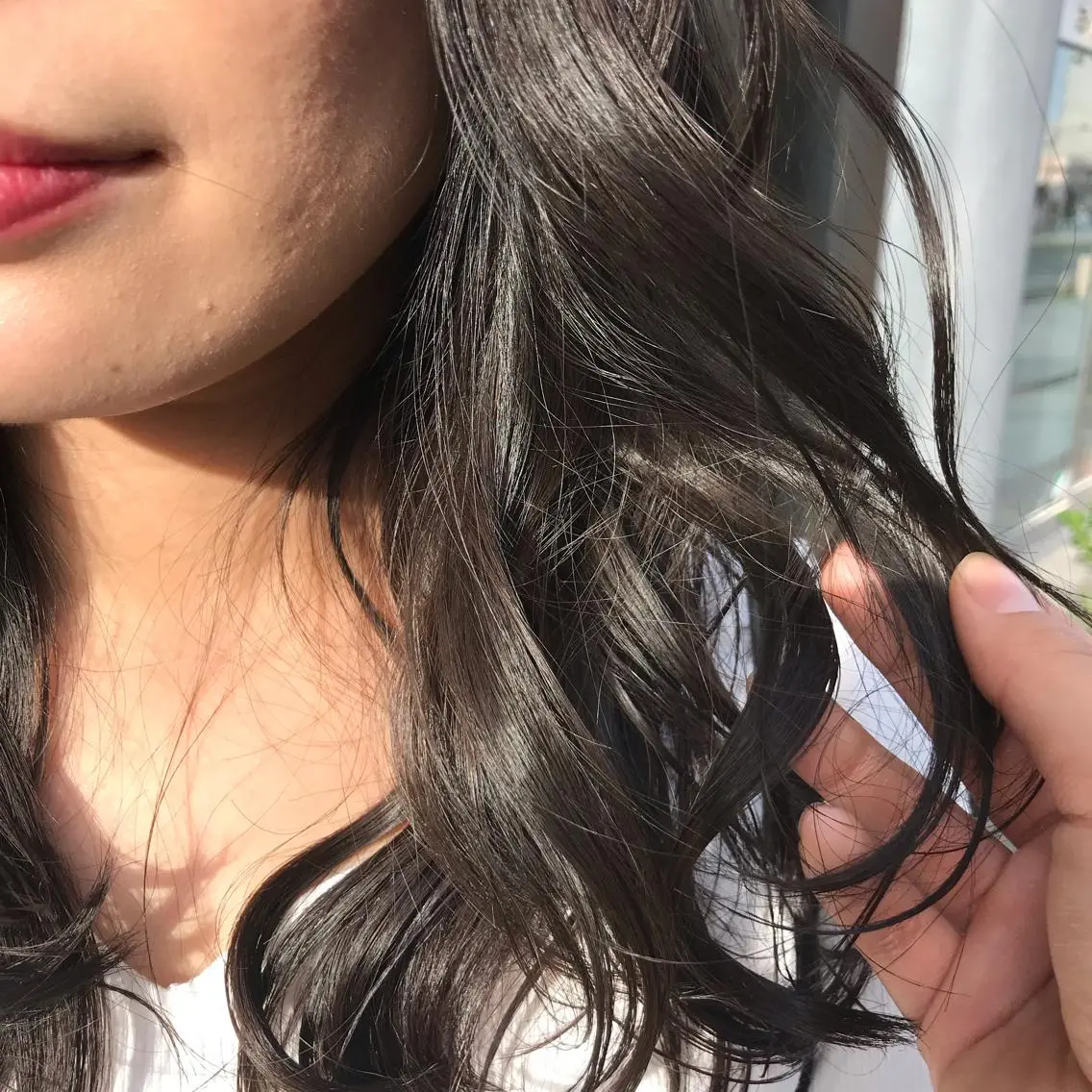 ロング 壁谷  加保理のヘアスタイル