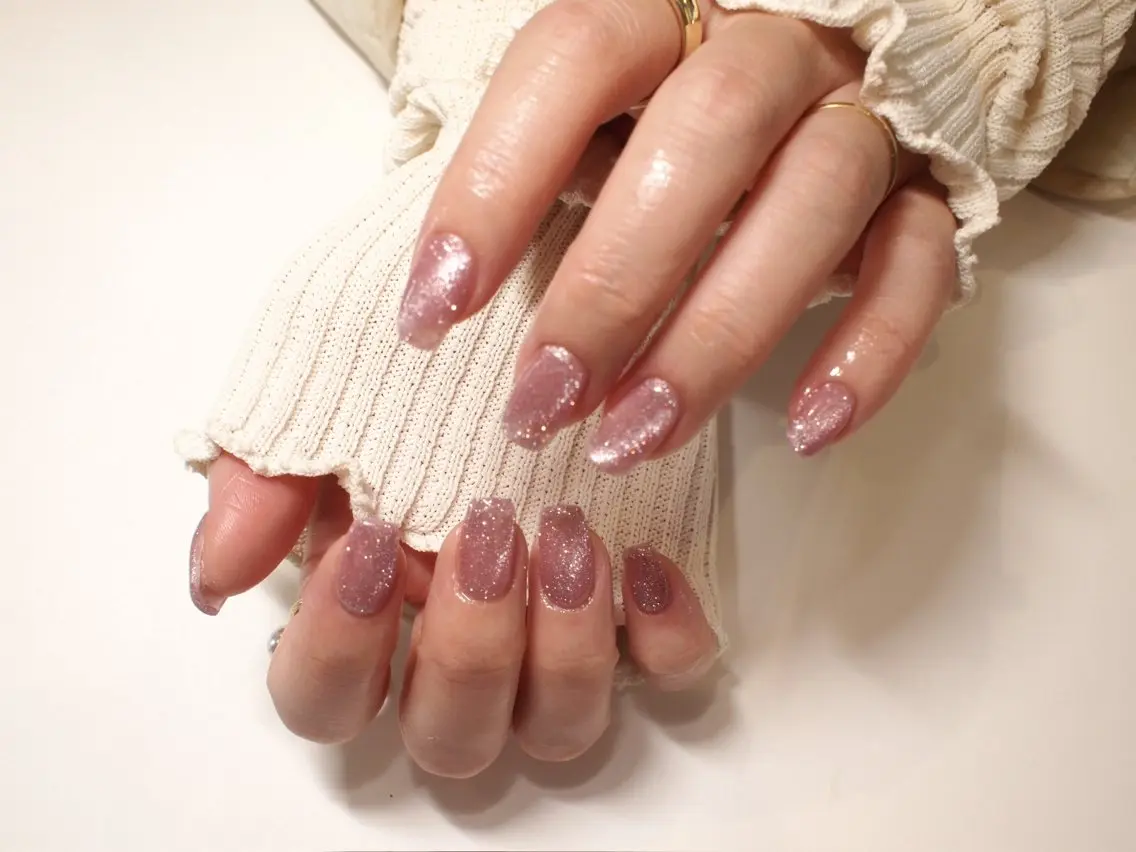 ネイル マグネットネイル マグネットワンカラー ワンカラーネイル 【ORGAN】 nailのネイルデザイン