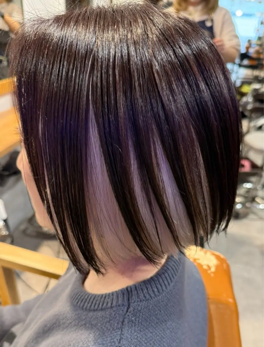 ショート ヘアカラー ふうか🧸 カラー2500円🎀のヘアスタイル