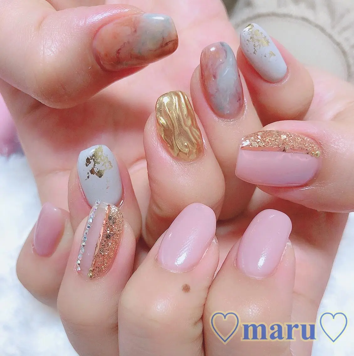 ネイル ハンドネイル フットネイル まるみ ♡のその他イメージ