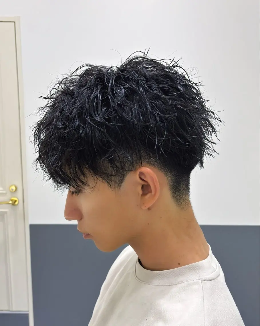 パーマ メンズ メンズパーマ ツイストスパイラルパーマ スパイラルパーマ カット パーマ 常原悠希 メンズ特化のヘアスタイル