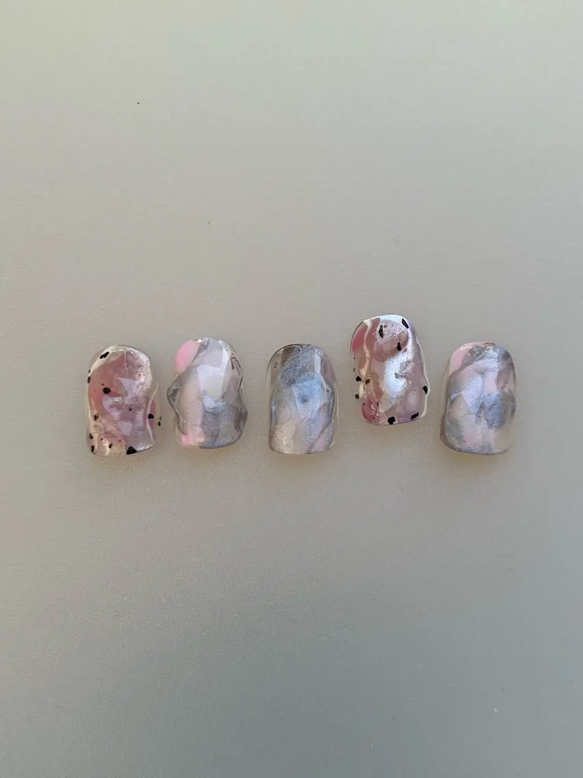 ネイル フラッシュネイル マグネットネイル ニュアンスネイル ハンドネイル Kyu_西荻窪 Nail Conqのネイルデザイン