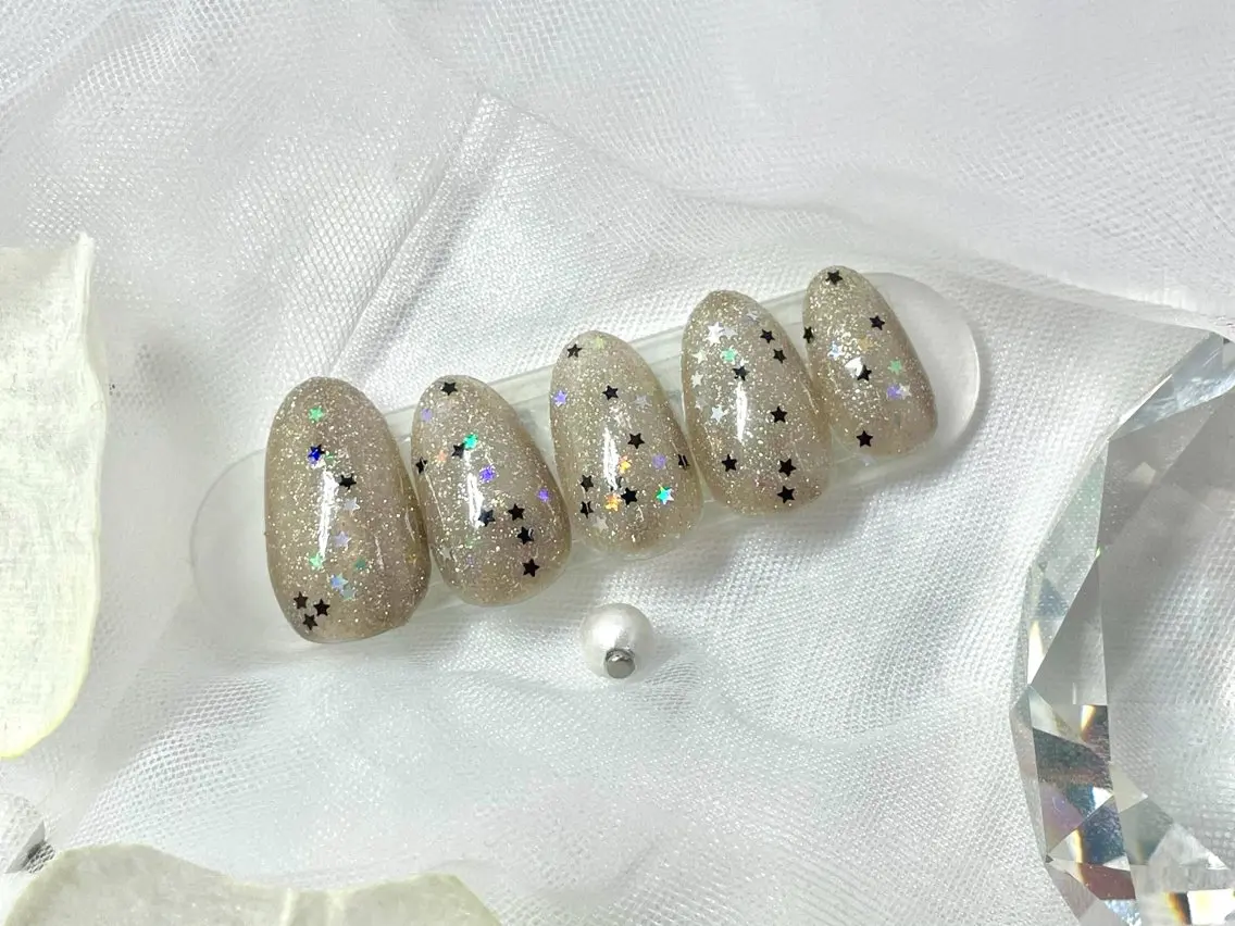 ネイル アートネイル ジェルネイル パラジェル ワンホンネイル Nail Neige🐈🌙のネイルデザイン