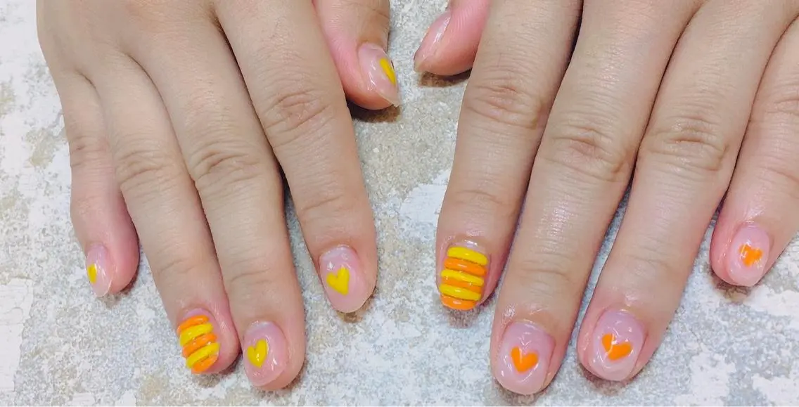 ネイル ハンドネイル LOVE NAIL 💕Sonoのネイルデザイン