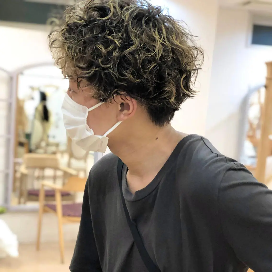 ショート カット パーマ Gardenhair 小笠原篤矢ショートのヘアスタイル