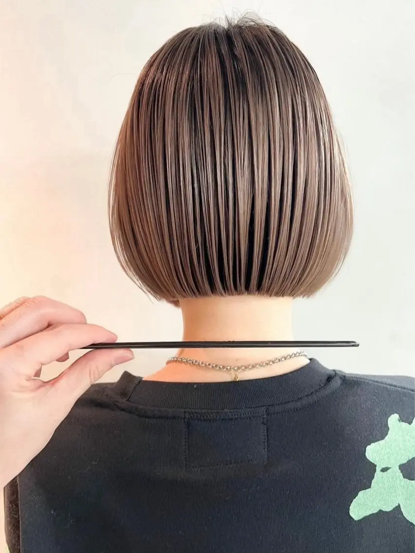 ミディアム カラー カット ヘアカラー ハイライトNo.1☆ ゆうのヘアスタイル