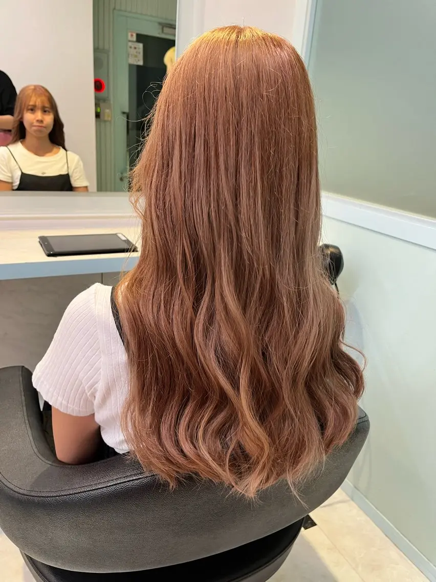 ロング カラー ヘアアレンジ 愛されカラー🩷 はるなのヘアスタイル