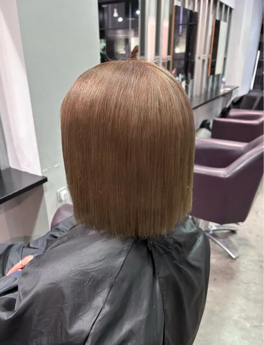 ショート カラー カット ヘアカラー トリートメント こまつ まりやのヘアスタイル