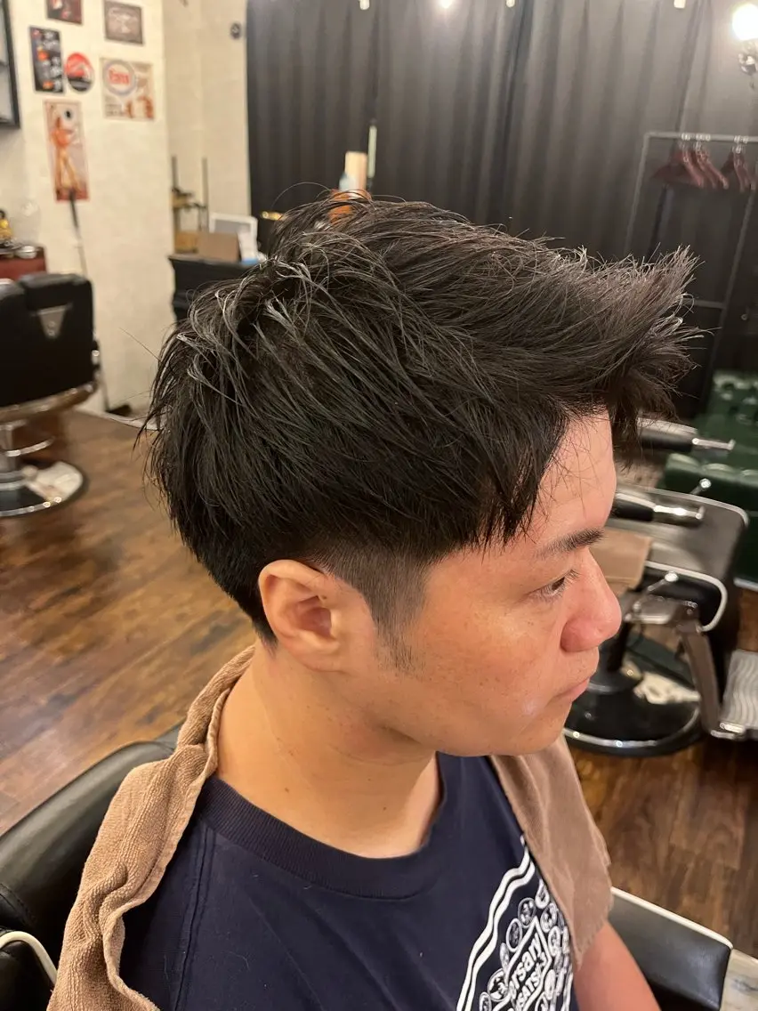 ショート ヤマザキ ユキヤのヘアスタイル