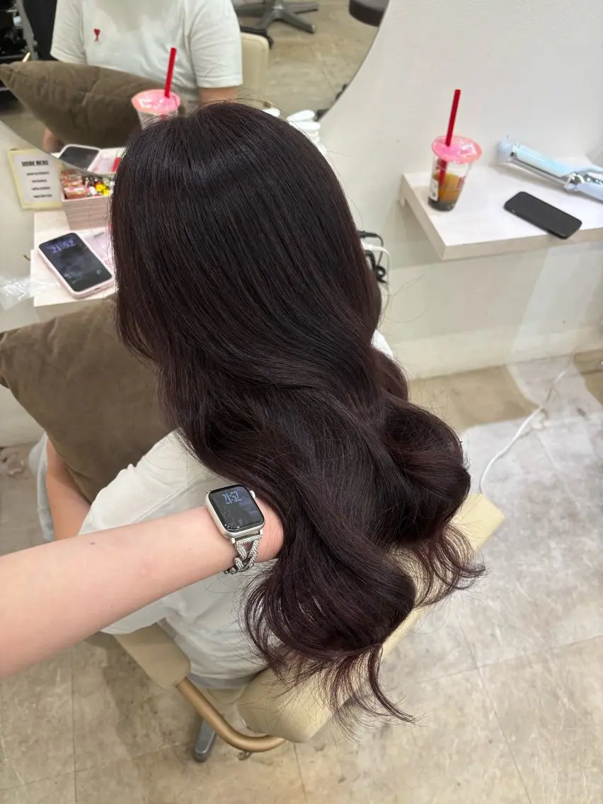 ロング カラー ヘアカラー Core かんなのヘアスタイル
