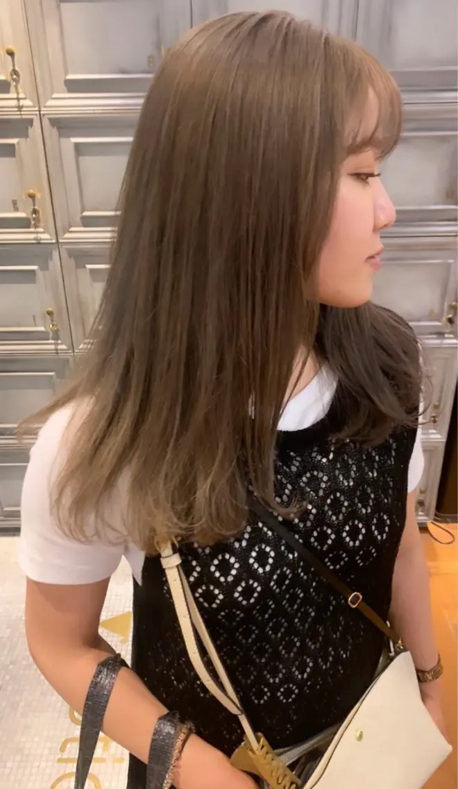 セミロング カラー カット ヘアカラー トリートメント 💟Opus/ Mizuki🐕💟のヘアスタイル