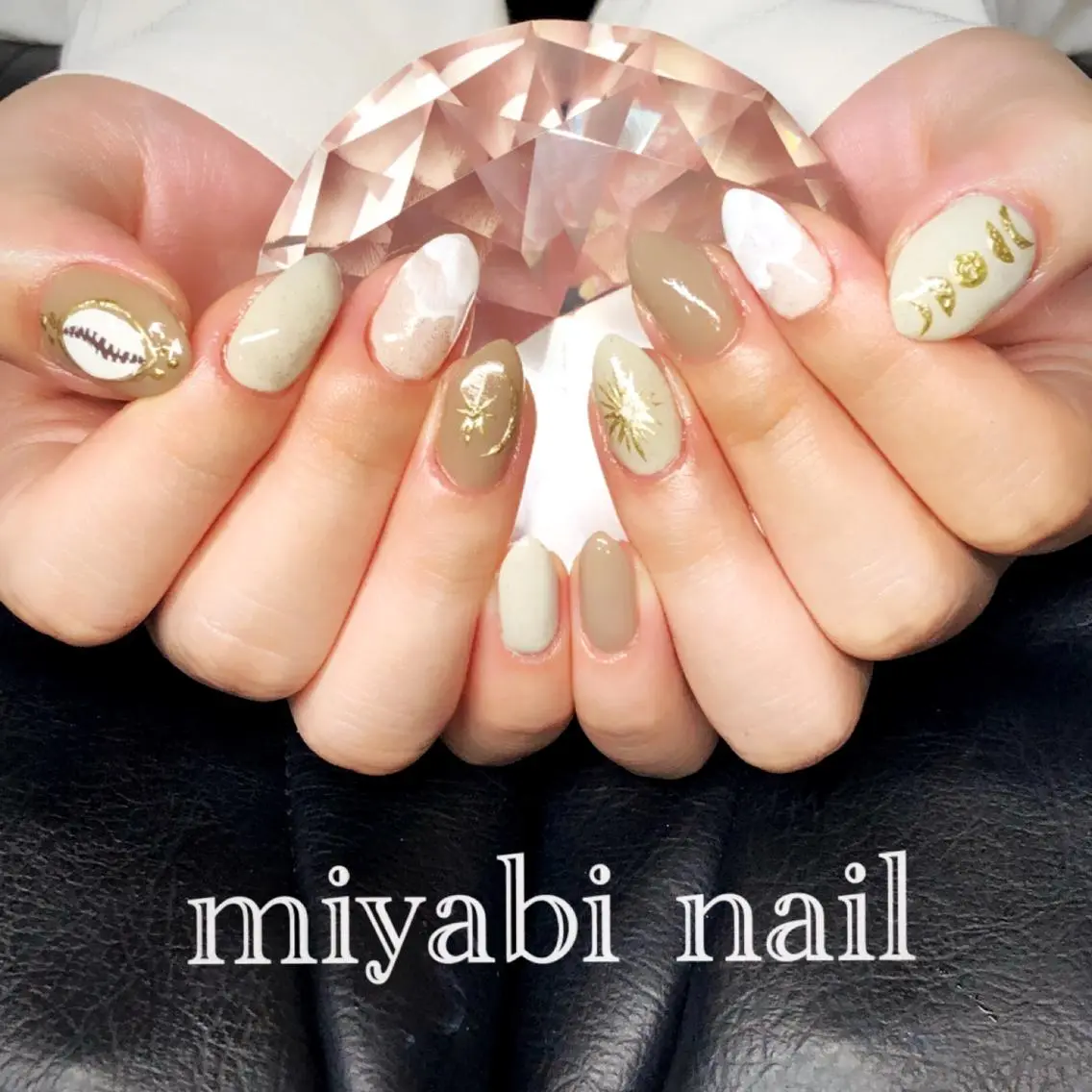ネイル アートネイル ジェルネイル 持ち込み miyabi nail 桂川駅近くのネイルデザイン