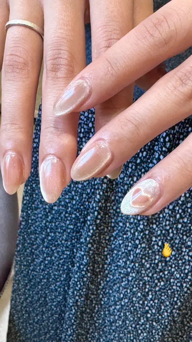 ネイル ハート ハンドネイル pointillé .ayaのネイルデザイン