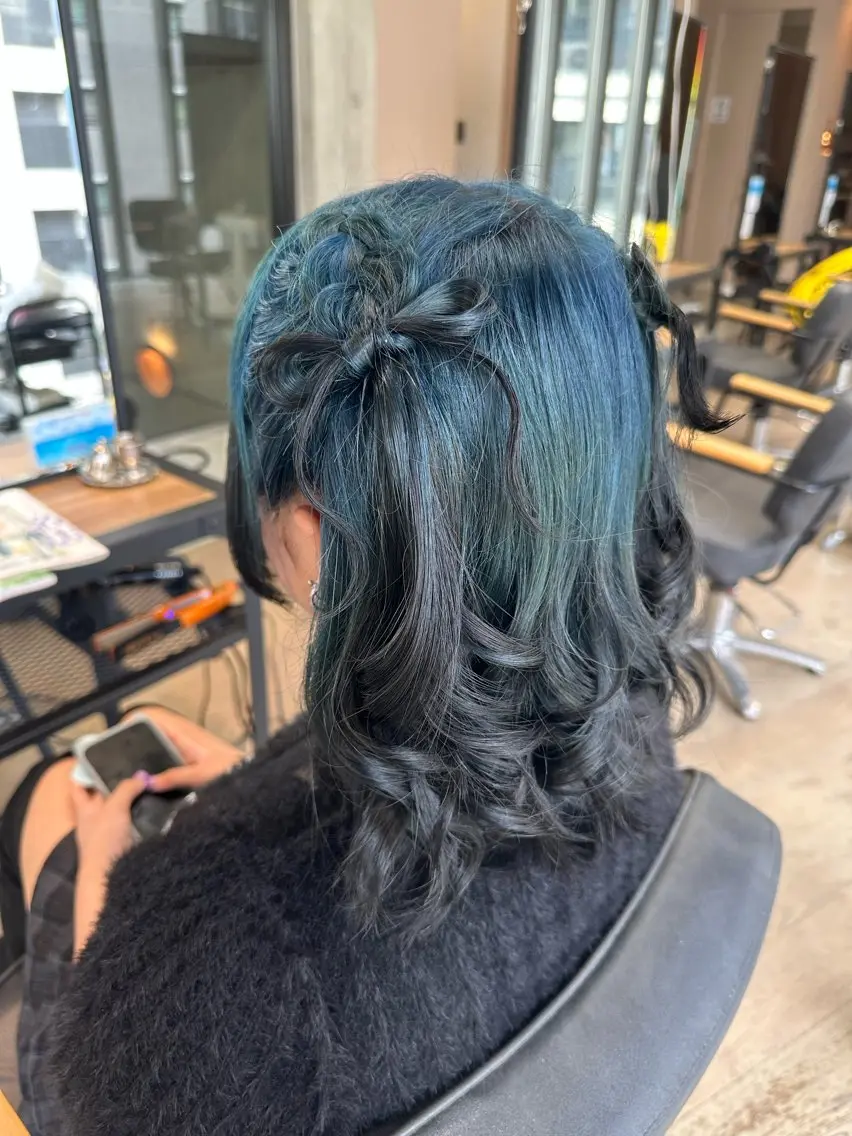 ミディアム RINO‎🤍🎀 𝑏𝑒𝑙𝑡𝑎のヘアスタイル