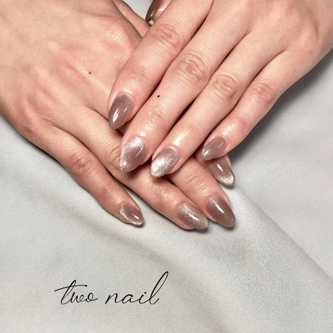 ネイル アートネイル フットネイル ハート マグネットネイル ニュアンスネイル ハンドネイル two nailのネイルデザイン