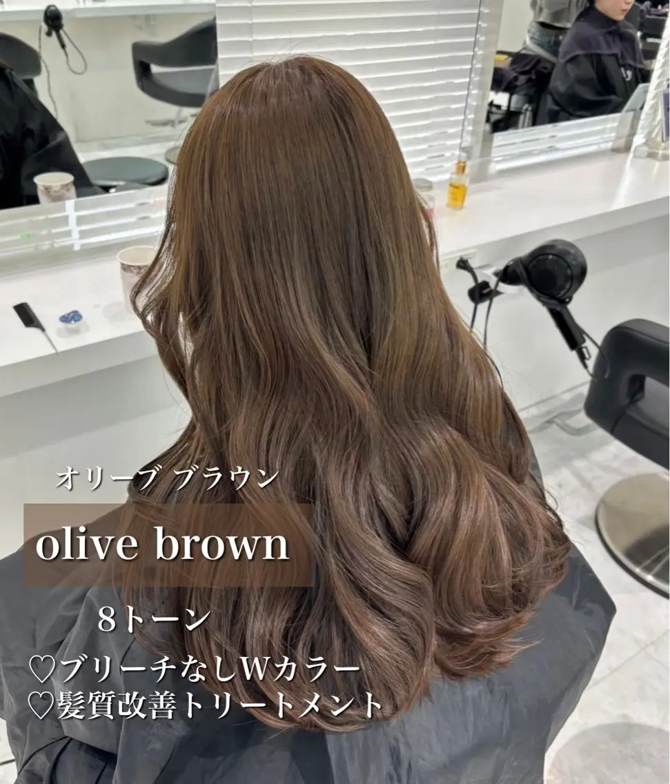 カラー 🤍ブリーチなし ブラウンhimi🤍のヘアスタイル