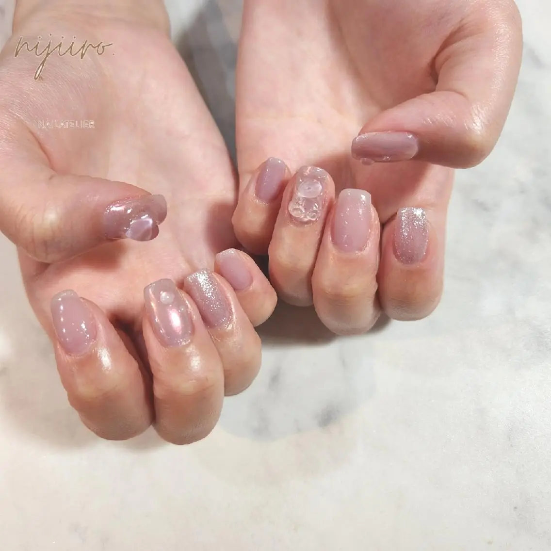 ネイル ハンドネイル nijiiro🌈 サトウのネイルデザイン
