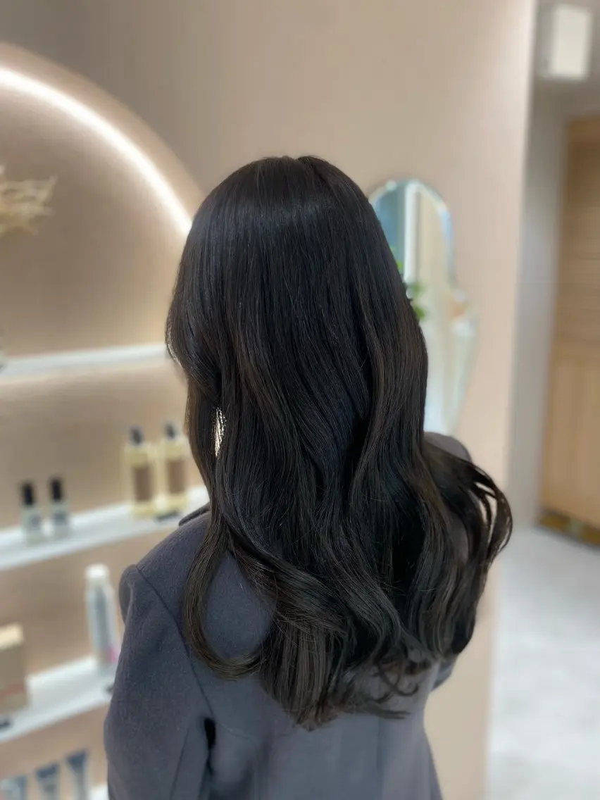 ロング カラー カット ヘアカラー トリートメント 透明感カラー💜艶髪 sayakaのヘアスタイル