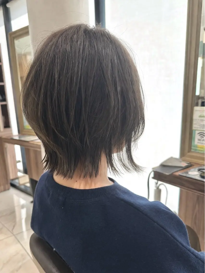ミディアム カット ヘアカラー トリートメント Ash川越店／店長／ 松本　亮二のヘアスタイル