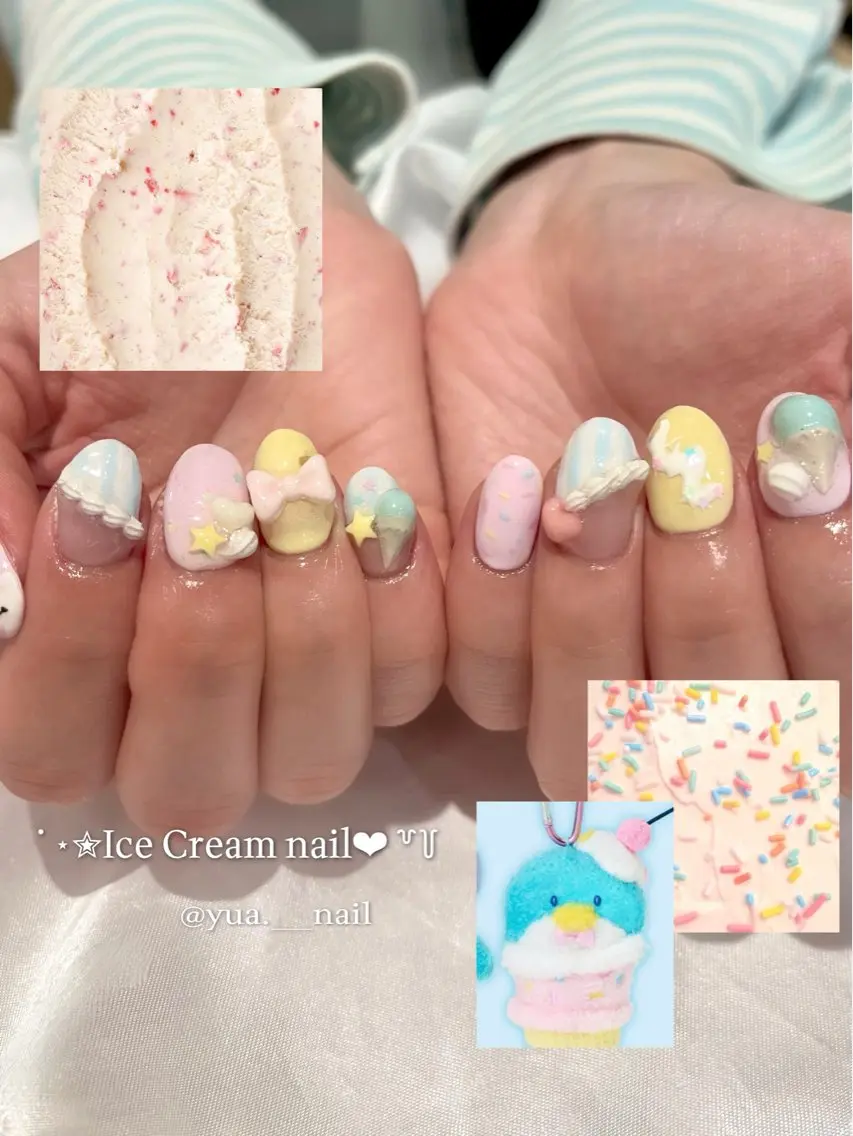 ネイル ハンドネイル yua ⋆. 𐙚 ˚のネイルデザイン