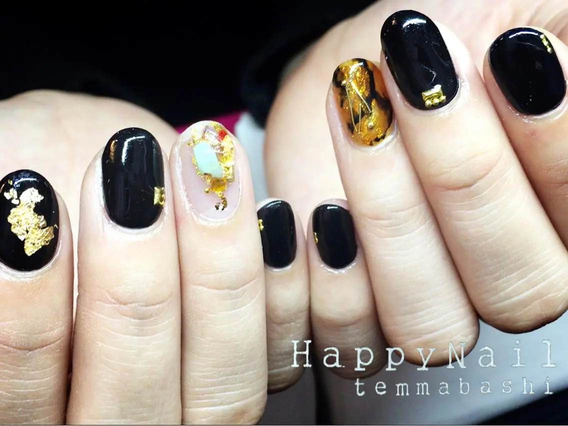 ショート ミディアム セミロング ロング ネイル アートネイル Happy Nailのネイルデザイン