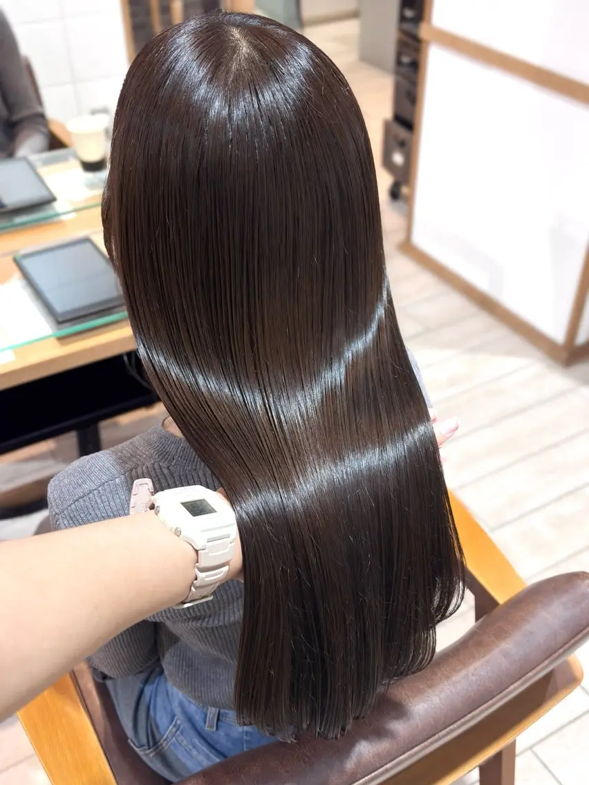 パーマ ミディアム 🐏みや🐏 カラーモデルのヘアスタイル