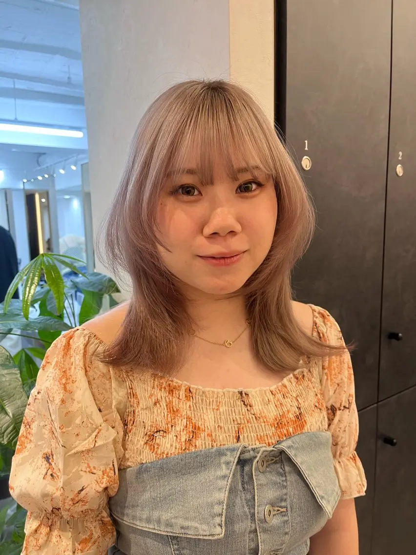 ミディアム カラー Viot 銀座 樋口 桃佳のヘアスタイル