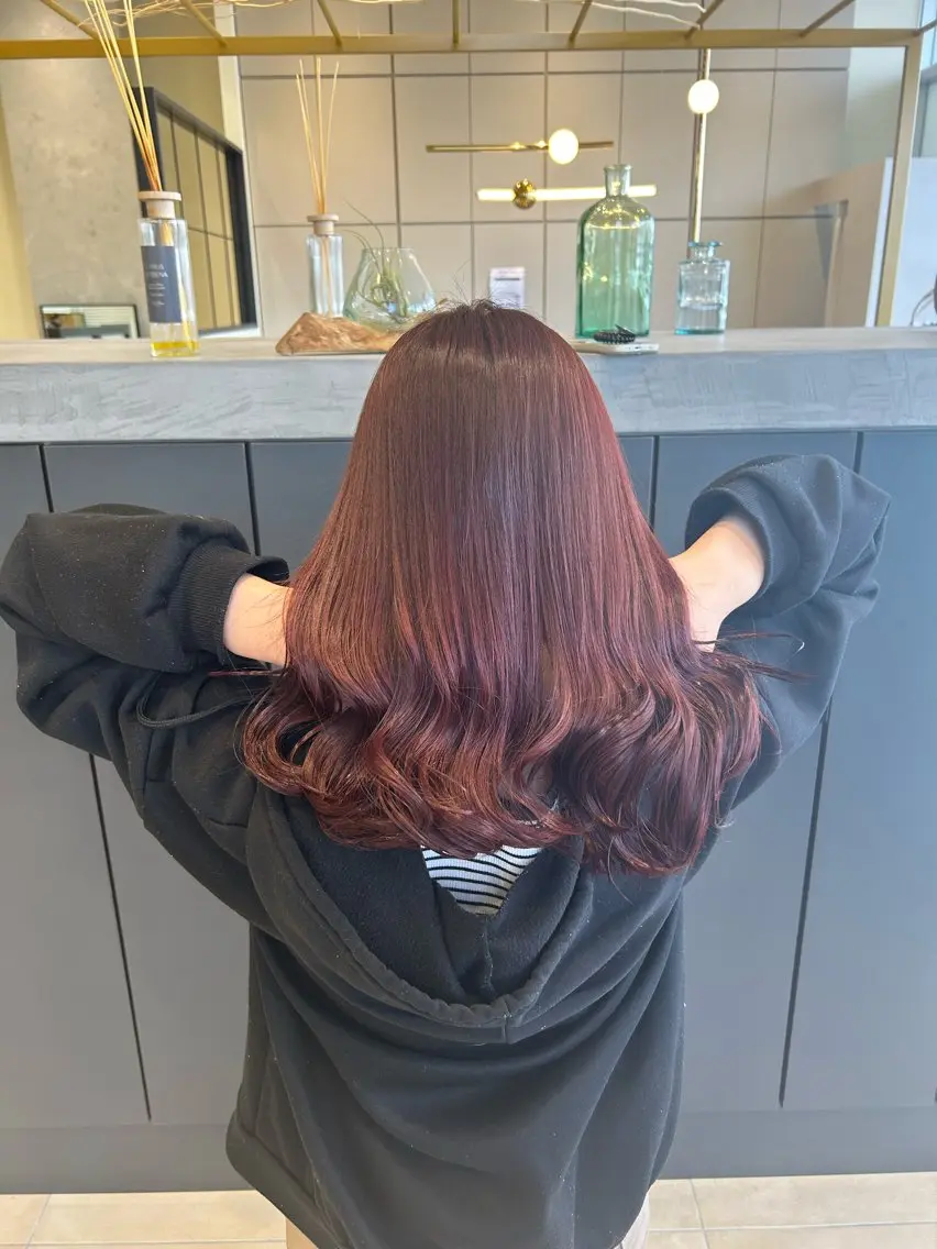 セミロング 朝らくヘア×髪質改善 ／ママ美容師 アヤノのヘアスタイル