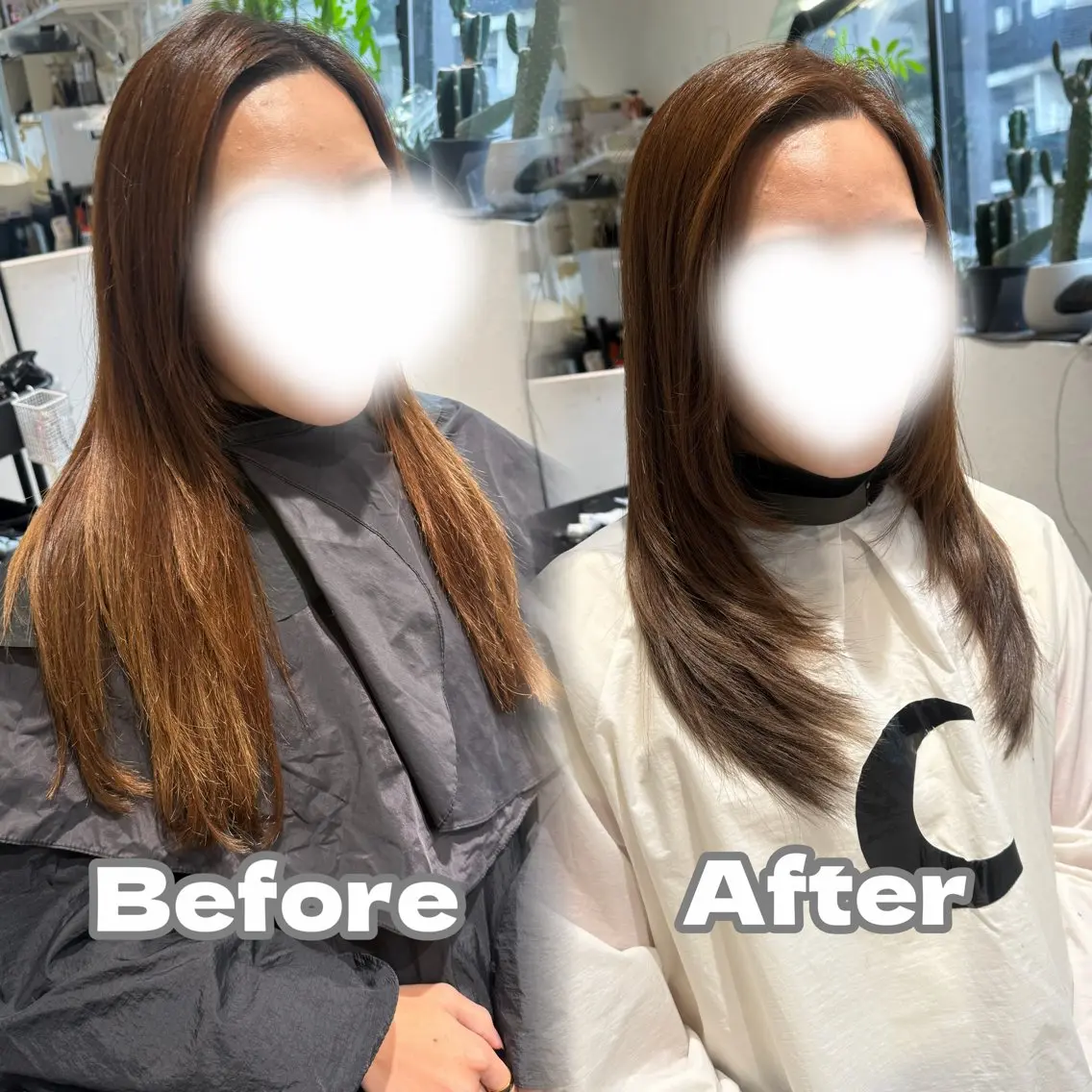 ロング レイヤーカット MUTSUMI ORIKAのヘアスタイル