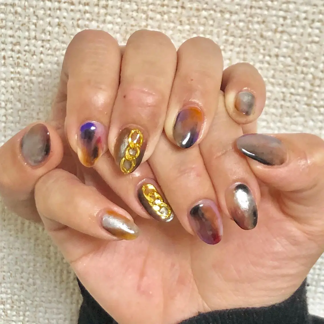 ネイル ニュアンスネイル 福田 加奈のネイルデザイン