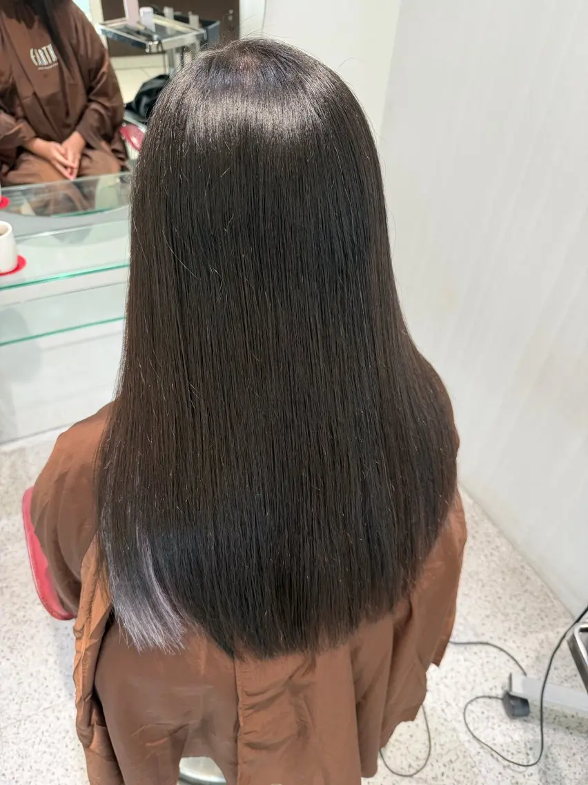 ロング カット トリートメント 奈良村 圭吾のヘアスタイル
