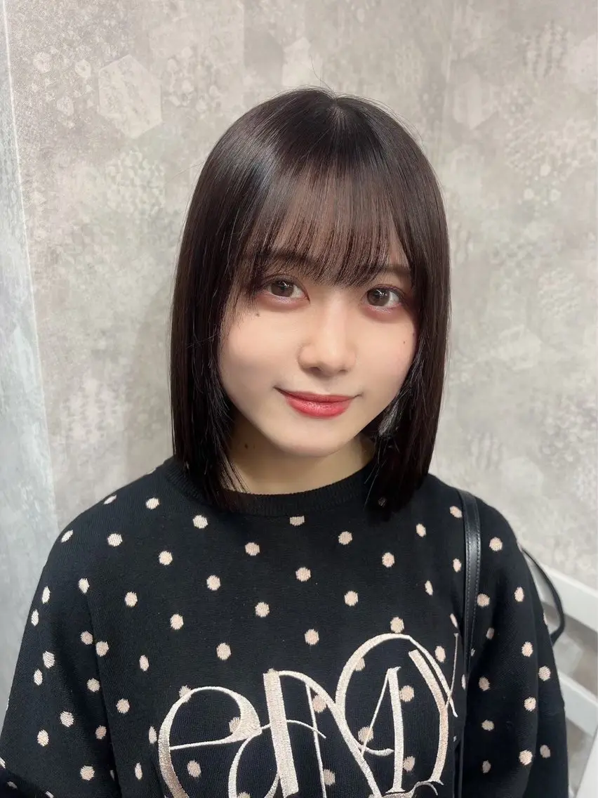 【4月限定🌸】韓国風似合わせカット+透明感カラー《赤み抑えて柔らかく》【ご新規様限定50%off】ミニモ学割の写真